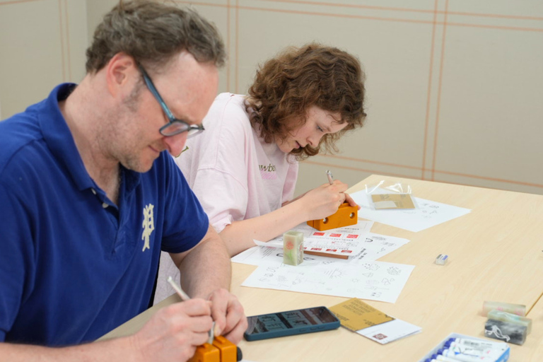 Stamp engraving workshop in Osaka