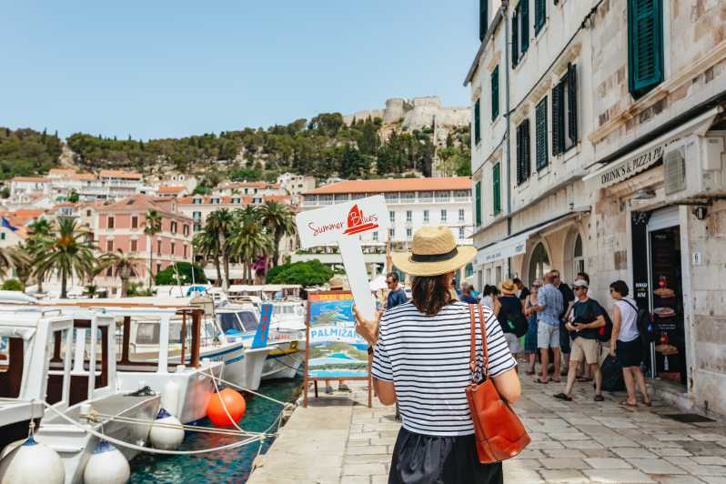 split full day catamaran cruise to hvar and pakleni islands