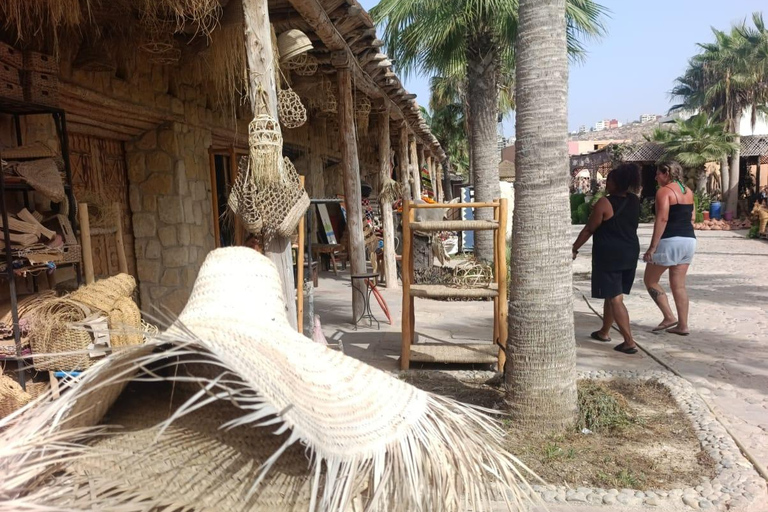 Agadir: Taghazout, Aghroud Village & Timlalin Desert Tour