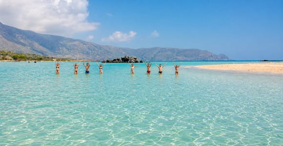 From Rethymno: Elafonisi Beach Guided Tour with Pickup