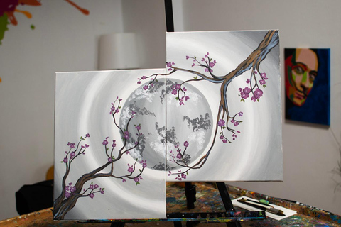 Sofia: Private Painting and Wine Experience with Artist
