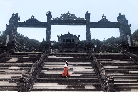 Hue : Visite d&#039;une jounée de la ville avec la pagode Thien Mu et le déjeuner.