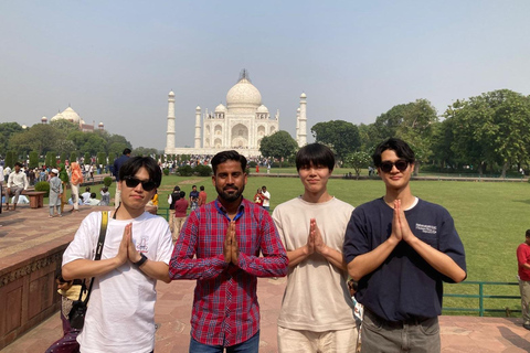 From Delhi: Taj Mahal and Agra Day Trip by Gatimaan Express Tour From Agra with Private Car, Driver & Expert Tour Guide