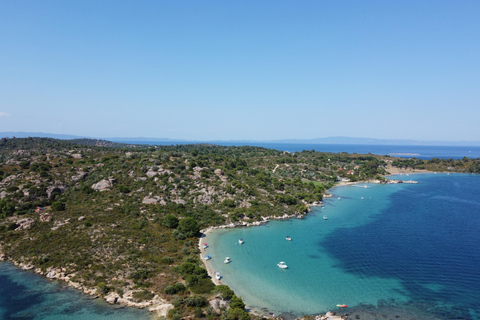 Tesalónica: excursión de un día en velero por Sithonia y DiaporosSalónica: excursión de un día en velero por Sithonia y Diaporos