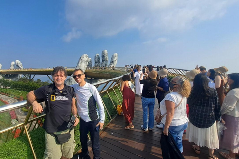 Puerto de Chan May/Puerto de Tien Sa a Puente Dorado y Colinas de BaNaExcursión Privada -Desde el Puerto de Tien Sa Sin Almuerzo