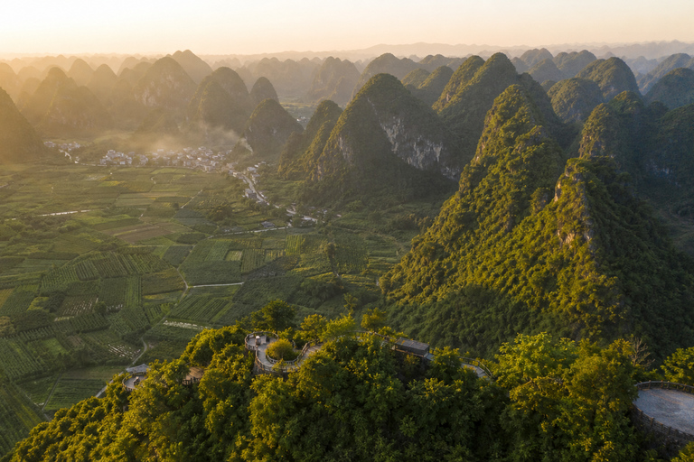 Yangshuo: Xianggong Mountain, Yulong River & Shangri-La Tour Attraction E-Ticket Bundle: No Transport and Guide