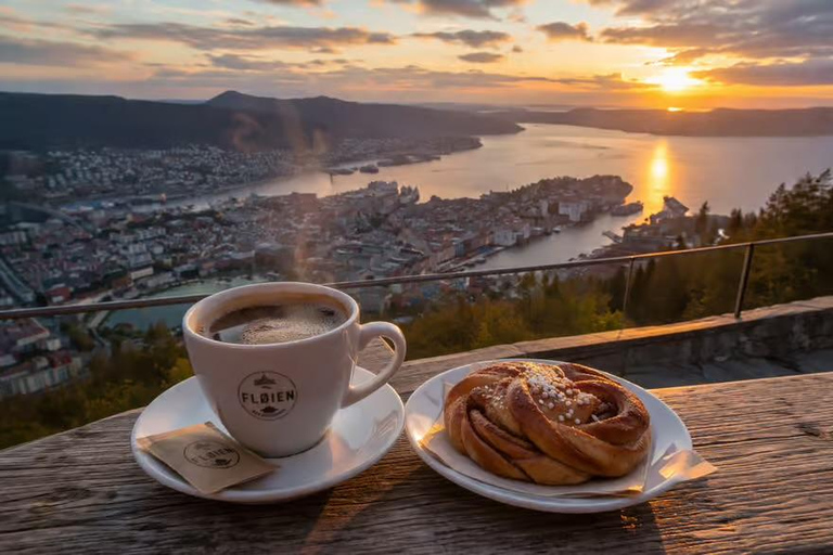 Bergen by night: Mount Ulriken & Floyen Cable Car Tour