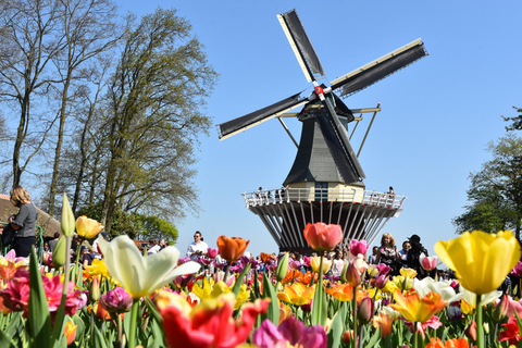 Brussels: Holland Keukenhof & Kinderdijk Guided Day Tour Tour in English