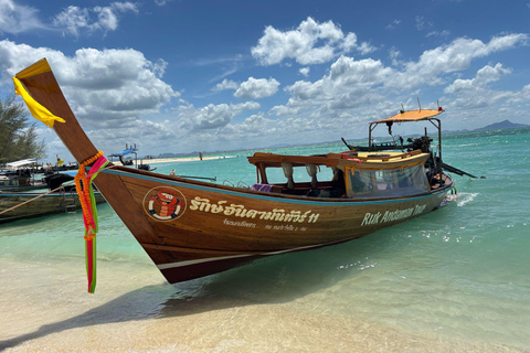 Krabi: Privé-eilandtour met een longtailboot4 eilanden