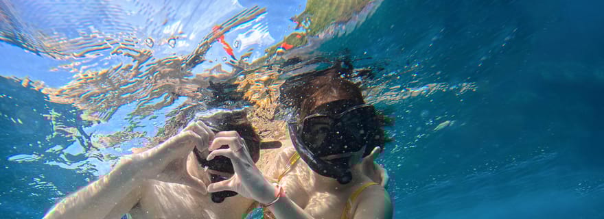 Ko Tao : excursion de plongée avec tuba pour les lève-tard, avec déjeuner et photos