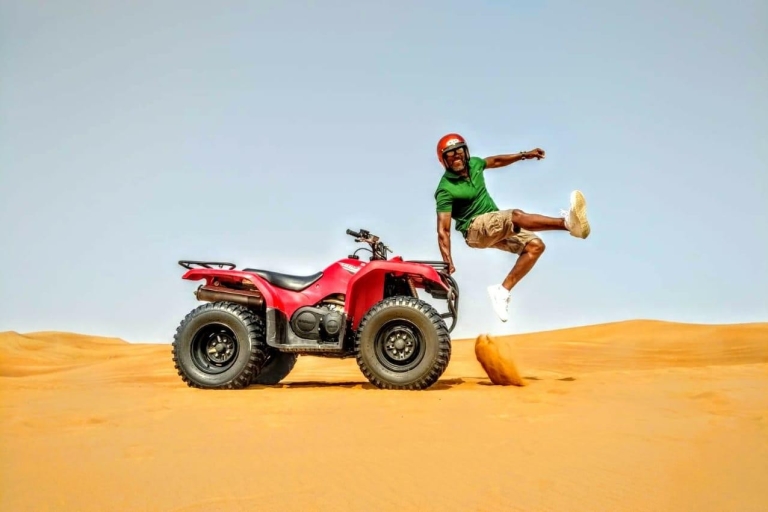 Experience Half Day Desert Safari with Quad Bike &Camel ride