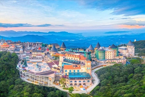 Ba Na Hill With Golden Hand Bridge