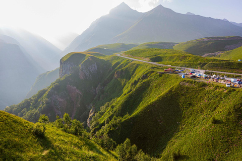 Un día en las montañas del Cáucaso, Ananur, Gudauri, Kazbegi