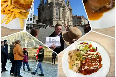 Historischer Altstadtrundgang inklusive sächsischen Abendessen