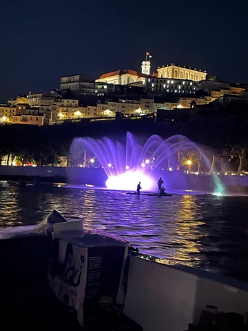 Coimbra: Night Mondego River Cruise Star Tour