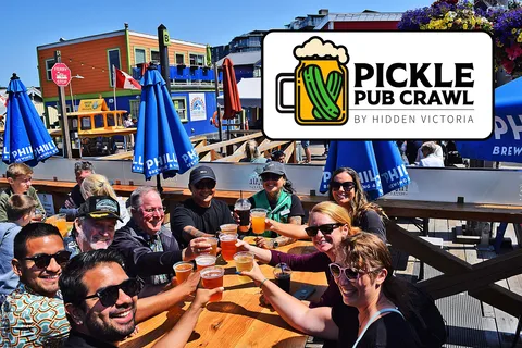 Victoria: Guided Pub Crawl with Ferry Rides and Appetizers