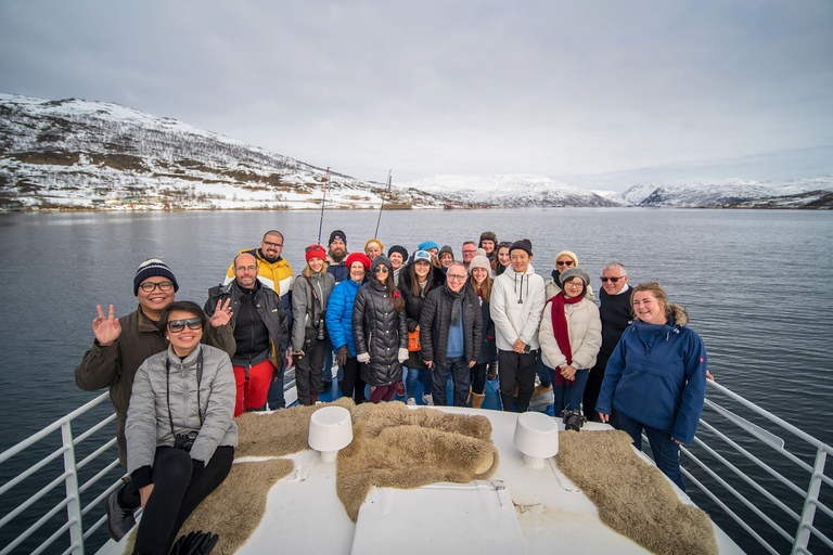 Tromsø : Croisière dans le fjord pour observer la faune et la flore, avec déjeuner et boissonsTromsø : fjord, oiseaux sauvages, déjeuner, boissons