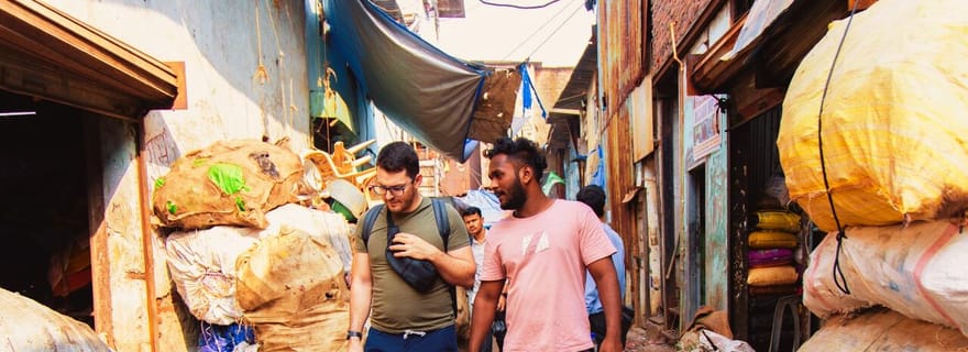 Mumbai : Visite du bidonville de Dharavi