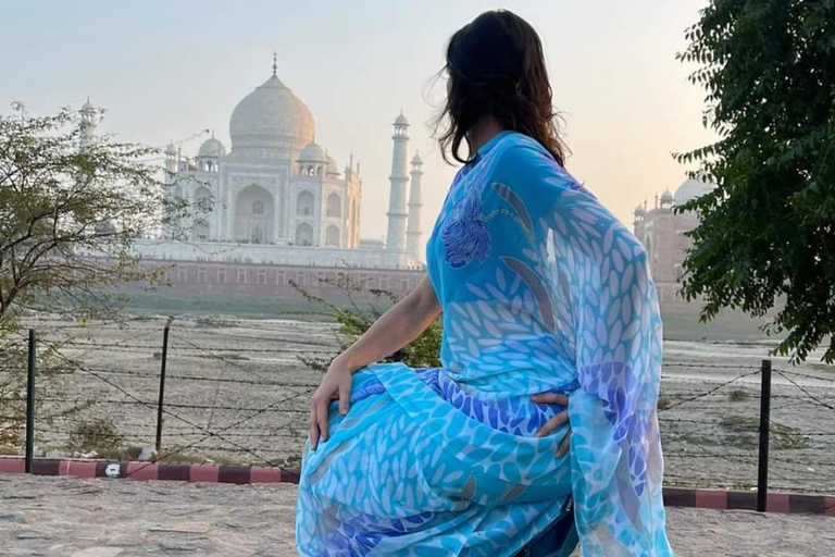 Agra: Taj Mahal hoppa över kön guidad tur med alternativEndast guidad tur