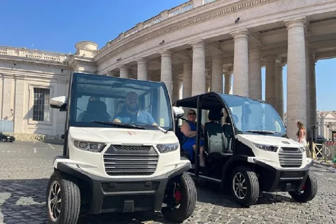 Rome: Privétour per golfkar (Catacomben optioneel)