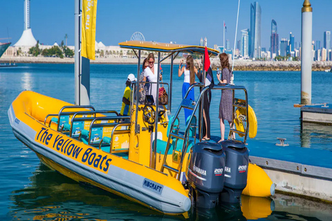 Abu Dhabi: Guidad sightseeingtur med motorbåtGuidad tur med motorbåt från Yas Bay