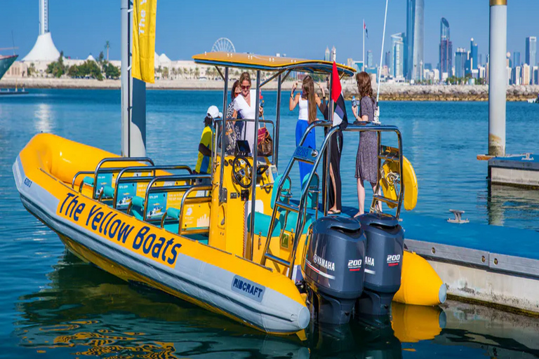 Abu Dhabi: Guidad sightseeingtur med motorbåtGuidad tur med motorbåt från Yas Bay