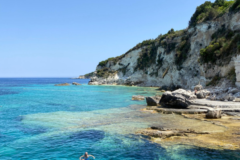 Parga: Iconic Paxos, Antipaxos & Blue Caves Cruise with Swim