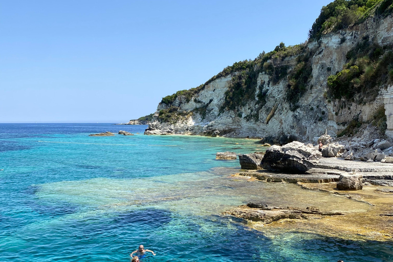 Parga: Iconic Paxos, Antipaxos & Blue Caves Cruise with Swim