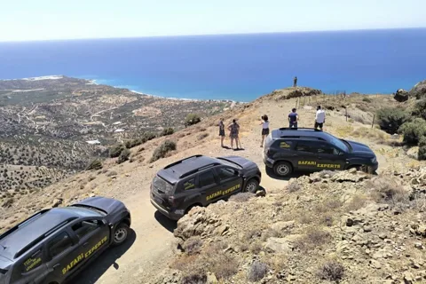 Self-Drive 4X4 Jeep Safari - South Crete Swimming & Canyons