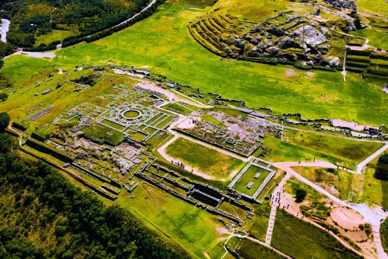 Desde Cusco: Stadsrundtur Cusco Sacsayhuaman,Qoricancaha.Cusco :Sacsayhuaman stadstur 4 ruiner.