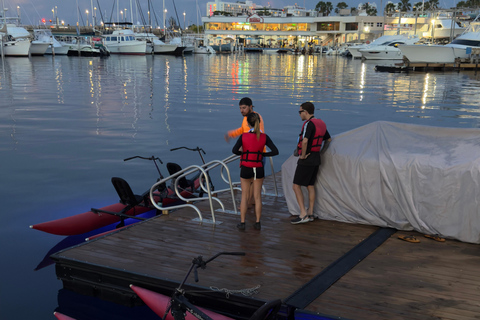 San Juan: Night Glow Adventure Chiliboats in Condado Lagoon