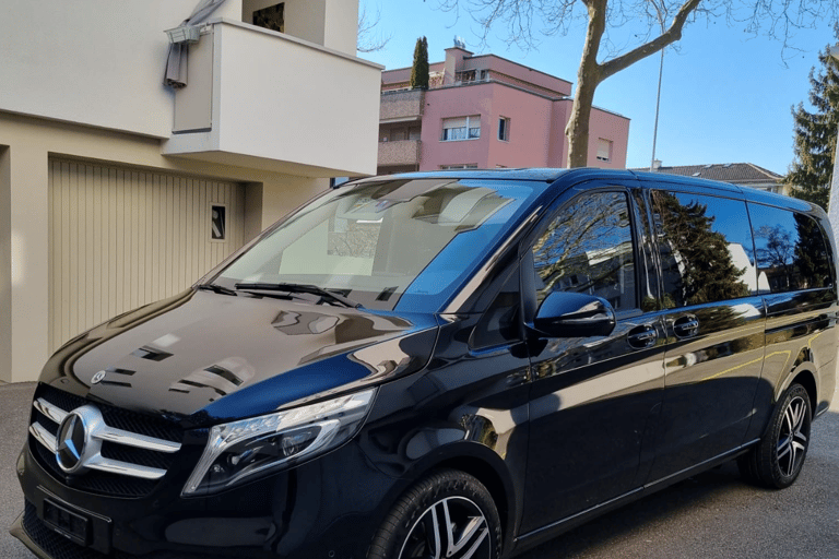 Servicio de coche privado del Aeropuerto de Zúrich ZRH a la ciudad de Zúrich