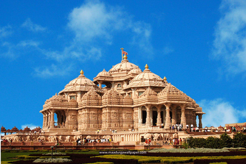 Deli: espetáculo de água e luzes de Akshardham e visita a Gandhi SmritiVisita guiada a Akshardham e Gandhi Smriti com a Velha Deli