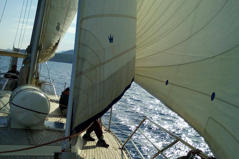 Athens: Full-Day Private Sailing Trip with Meal & Drinks Daily sailing cruise from Athens with food and drinks