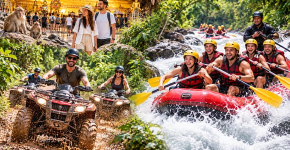 From Phuket: Phang Nga White Water Rafting & Zipline Tour