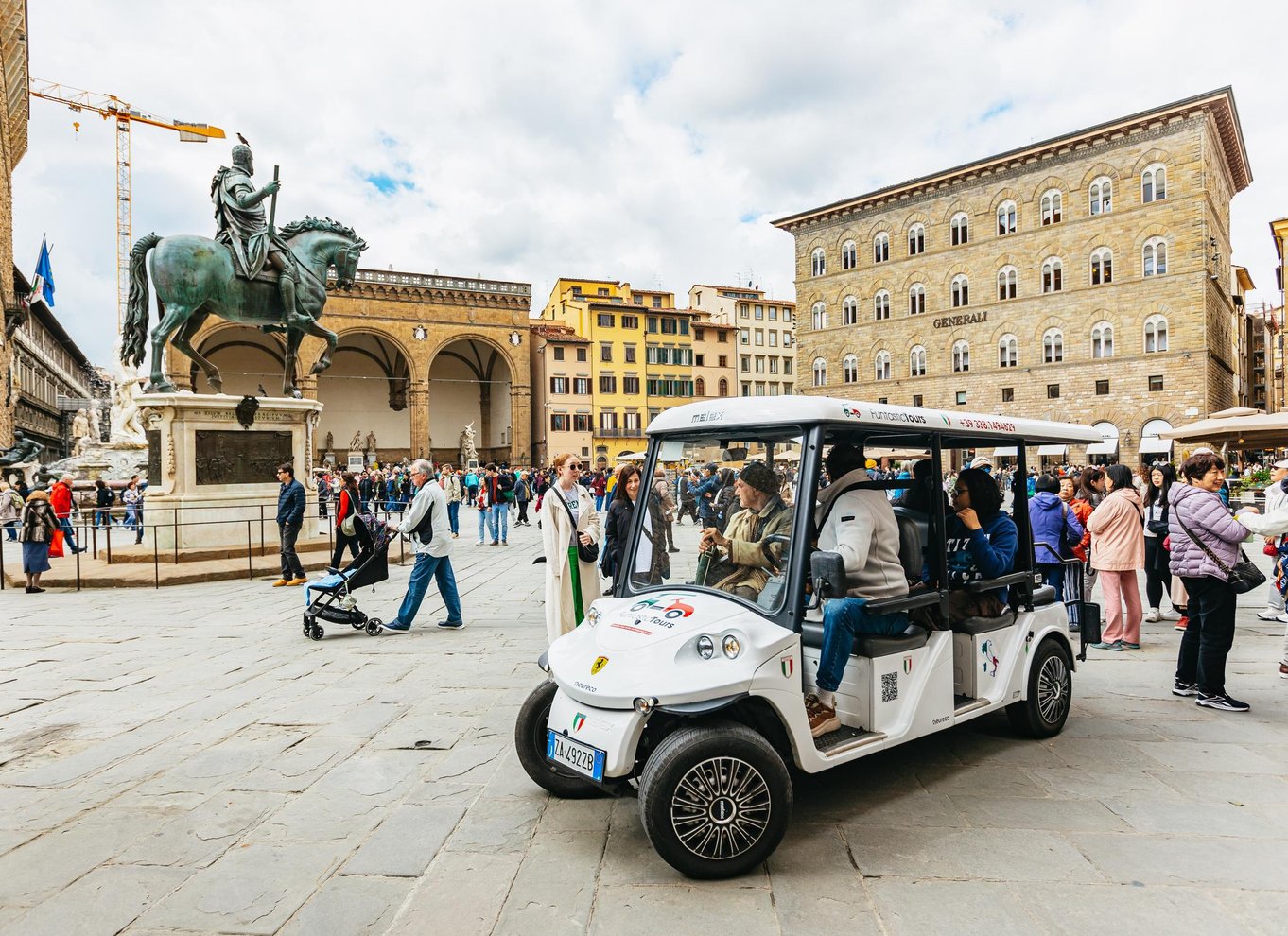 Firenze: Udflugt med golfvogn i den gamle bydel