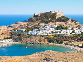 Rhodos stad: Dagsutflykt till Lindos med buss