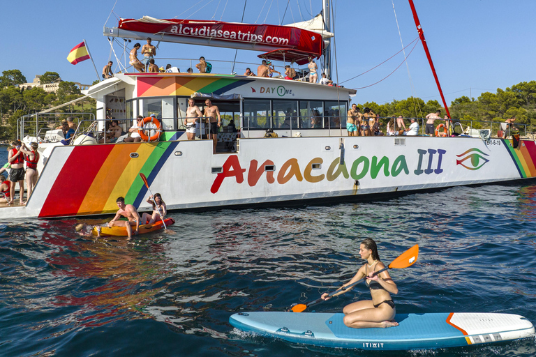 Port d'Alcudia: North Coast Catamaran Cruise with Meal Catamaran Cruise with Lunch