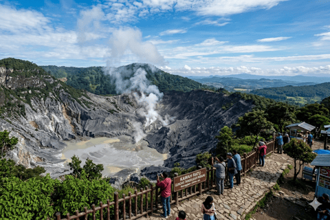 Jakarta/Bandung: Volcano of Tangkuban Perahu & Culture Tour From Bandung: Transport Only