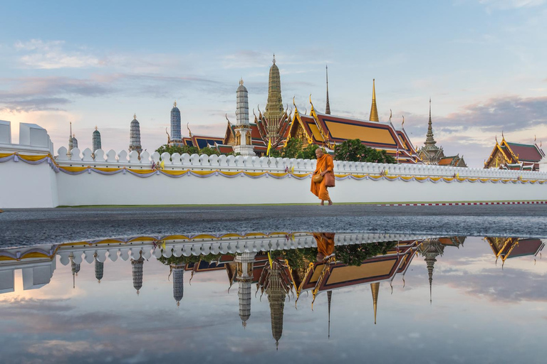 Bangkok: Grand Palace, Wat Pho, Wat Arun Sacred & Local Tour Tha Maharaj