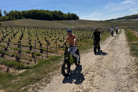 Champagne Vineyards: Tour through the heart of the vineyards on a fat tire e-bike Champagne Vineyards: Tour through the Heart of the Vines on a Fat E-Bike