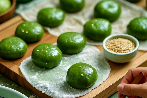 Rural Guilin Tour: Mugwort Rice Ball from Farm to Table Guide for other languages
