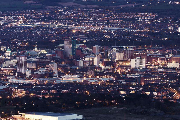 Belfast After Dark: Lights, Murals & Waterfront Views
