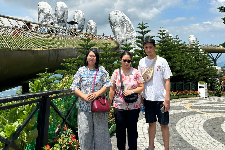 Da Nang: Excursão de Limusina às Colinas de Ba Na e à Ponte Dourada