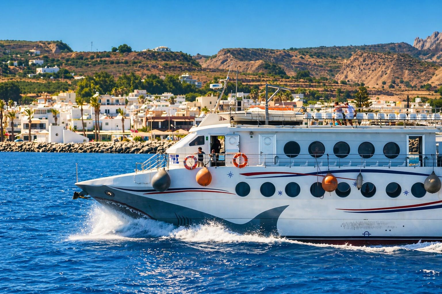 Kos: Tickets für die Fähre zwischen Kardamena und der Insel Nisyros