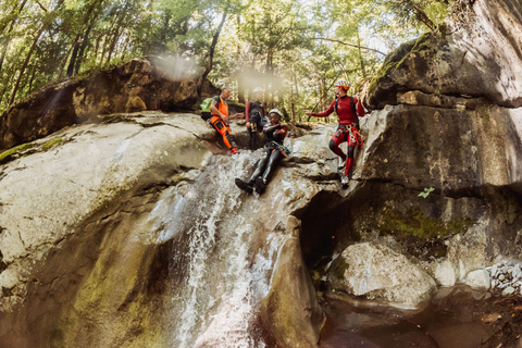 Canyoning from age 6 at Les Carroz / La Balme Canyoning from 6 years old in Les Carroz / La Balme