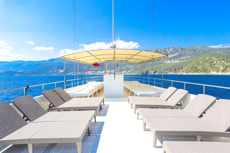Kaş: Kekova Blue Cruise with Sunken City and 5 Swim Stops