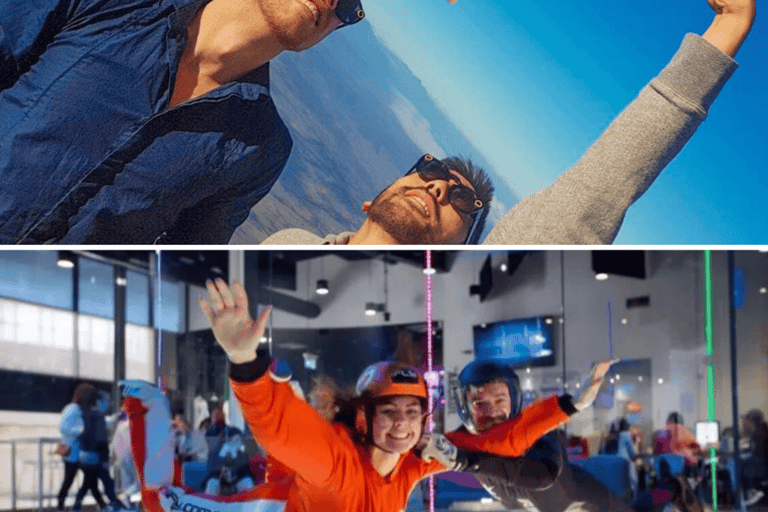 Gold Coast: Hot Air Balloon Flight & IFLY Experience