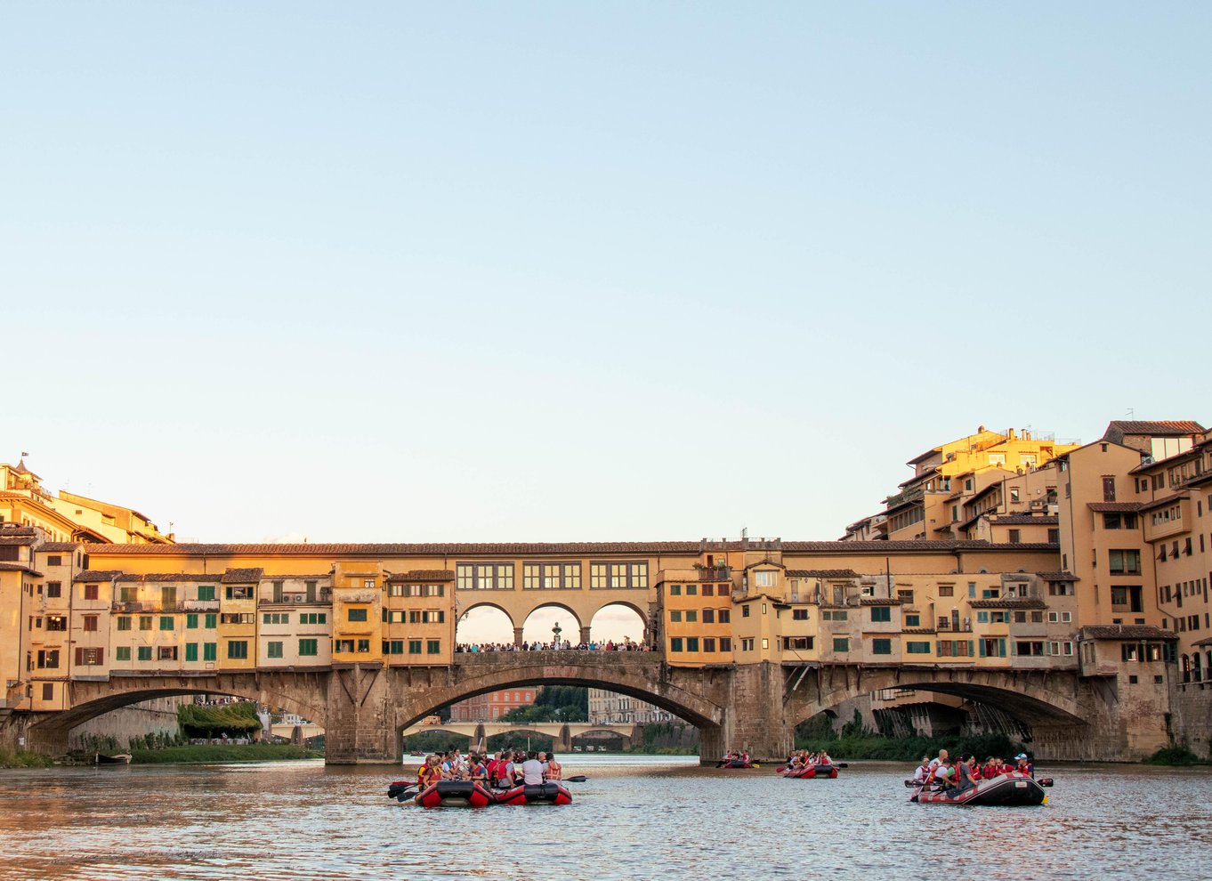 Firenze: Pontevecchio broen og seværdigheder i byen Rafting Cruise