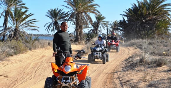 Djerba: quad bike ride to the blue lagoon (2-Hour)